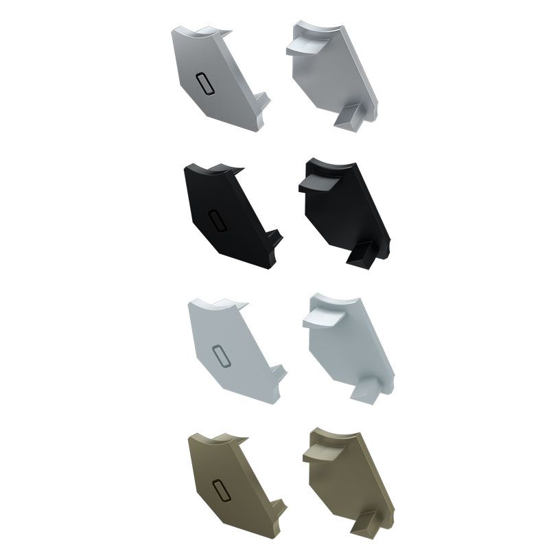 Aluminiumprofil H Ändbitar